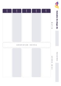 Couverture de programme à remplir